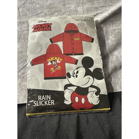 Disney Mickey Mouse Rain Slicker Toddlers Size Small 2/3 - Picture 1 of 4